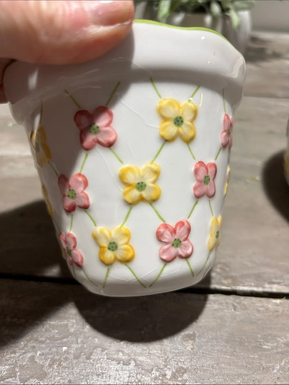 Longaberger charming white